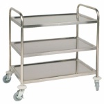F995 Vogue 3 Tier Clearing Trolley Large Size